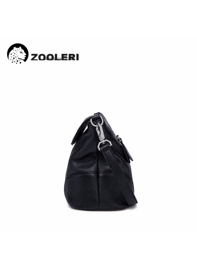 ZOOLER Zhu'er Handbag, Women's Leather Shoulder Bag, Soft Leather Crossbody Bag, Mom Bag, Ladies' Purse, Mother's Day Gift, Practical - Image 5