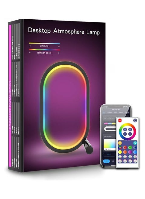 Wireless Bluetooth Table Led Light Color Changing Led Table Lamp Sync Music Control Settings Via App Immerse Yourself In Vibrant Rgb Game Lighting For Tv Backlighting And Bedroom Ambiance!