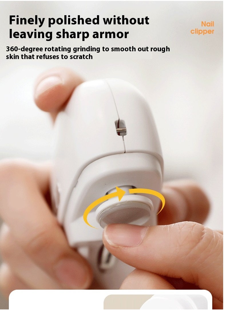 Healife Electric Nail Clipper and Polisher for Children and Adults, Anti-Pinch Automatic Multi-Functional Nail Trimmer  - Image 2