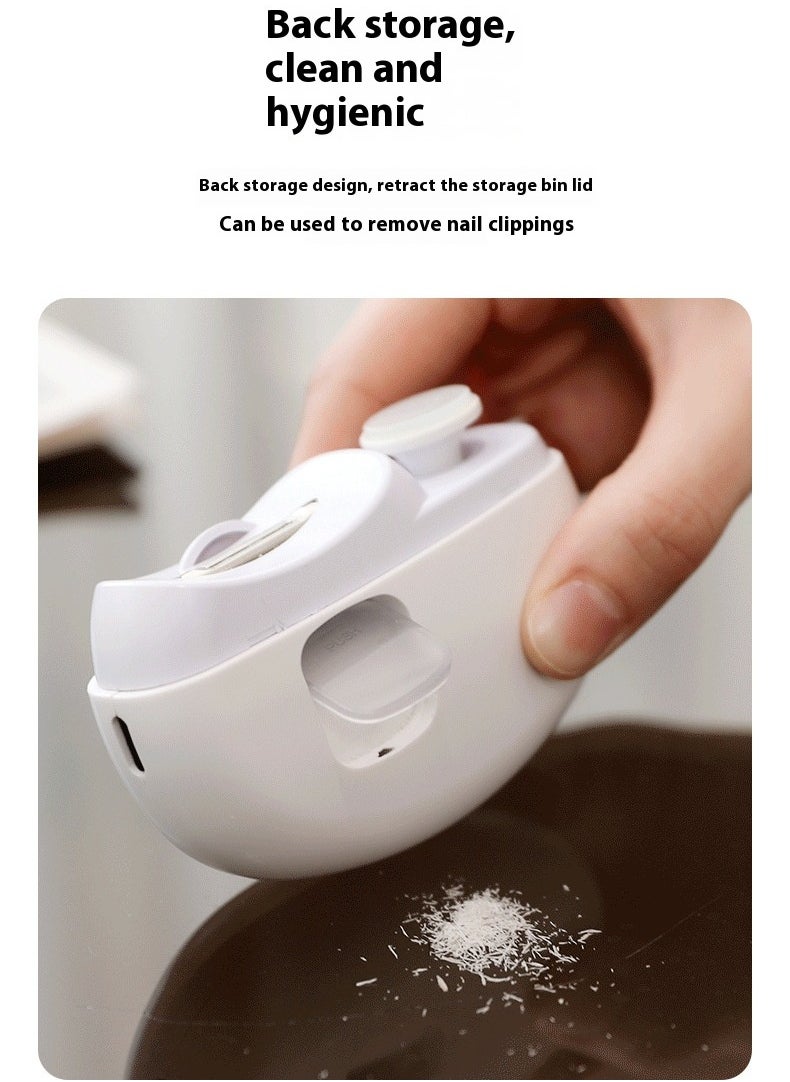 Healife Electric Nail Clipper and Polisher for Children and Adults, Anti-Pinch Automatic Multi-Functional Nail Trimmer  - Image 4