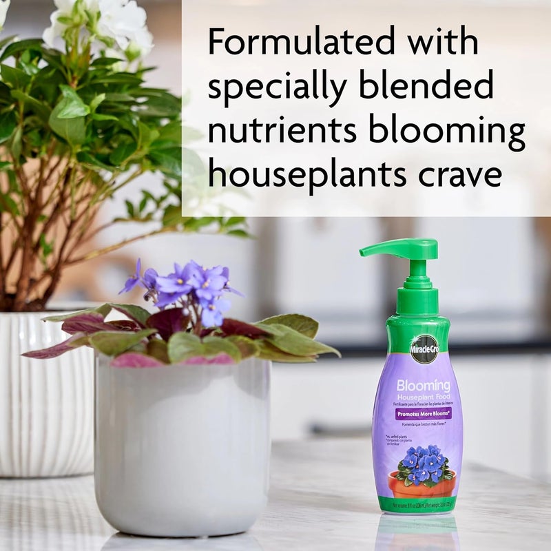 Miracle-Gro Blooming Houseplant Food - Fertilizer for Indoor Plants, 8 fl. oz. - Image 5