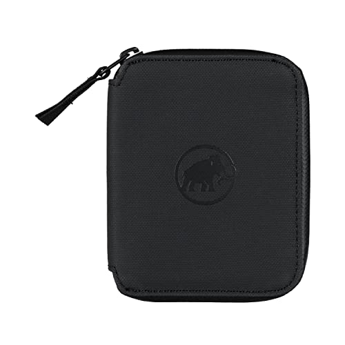 Mammut Seon Zip Wallet - Water-Repellent, Durable Wallet with Fleece-Padded Compartments, Black, One Size - Image 1