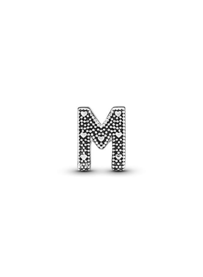 PANDORA Letter M Alphabet Charm - Image 5