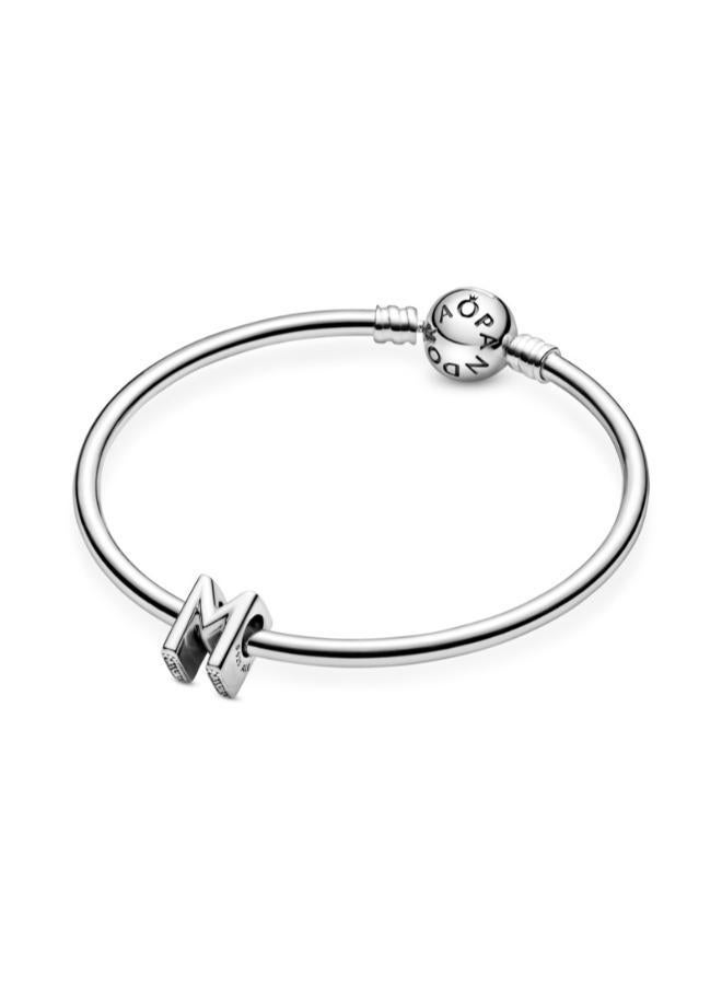 PANDORA Letter M Alphabet Charm - Image 2
