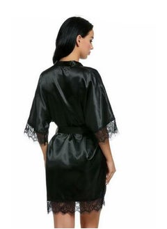 We Happy Ladies Nightwear Gown Satin Bathrobe Bridesmaid Short Kimono  - Image 3
