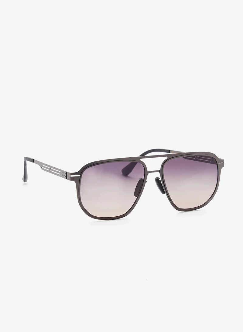 سفنتي فايف Polarized Lens Square Aviatoe Sunglasses