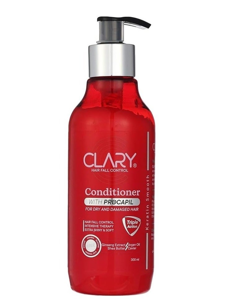 Clary Hair Fall Control Complete Care Set – Shampoo, Conditioner & Hair Mask 300ml - Image 3