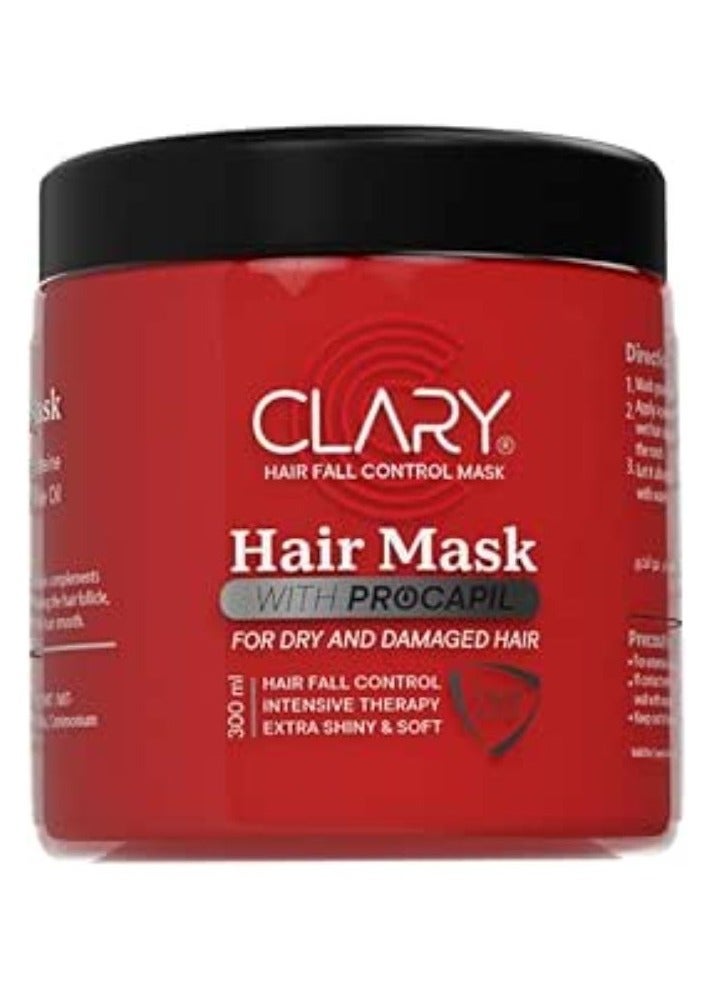 Clary Hair Fall Control Complete Care Set – Shampoo, Conditioner & Hair Mask 300ml - Image 4