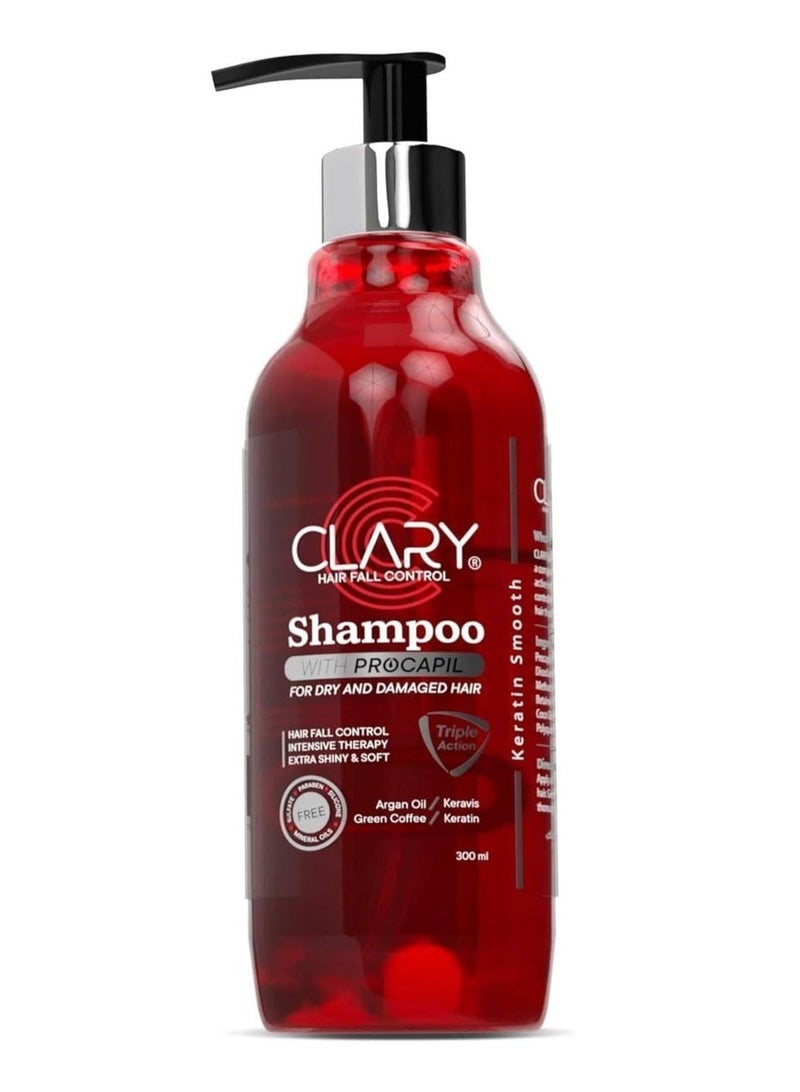 Clary Hair Fall Control Complete Care Set – Shampoo, Conditioner & Hair Mask 300ml - Image 5
