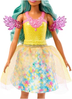 Mattel BARBIE BARBIE A Hidden Magic - Teresa Doll with Fairytale Outfit, Wavy Hair and Comb for Hairdressing Fun  - Image 4