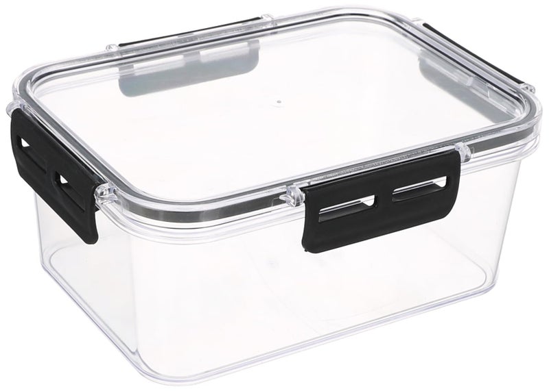 Genaric Qlux Rectangular Acrylic Jumbo Refrigerator Box, Clear