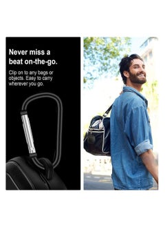 Y&D Compatible with Samsung Galaxy Buds Live Case Cover Led Visible Shockproof Full Protective Protector for Bud Pro Earbuds Headphone Accessories Black  - Image 3