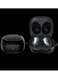 Y&D Compatible with Samsung Galaxy Buds Live Case Cover Led Visible Shockproof Full Protective Protector for Bud Pro Earbuds Headphone Accessories Black  - Image 4