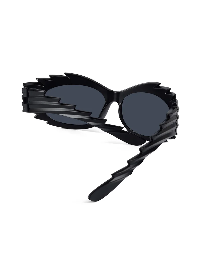Woggles Red Pappy Glisune Black Rectangle Sunglasses