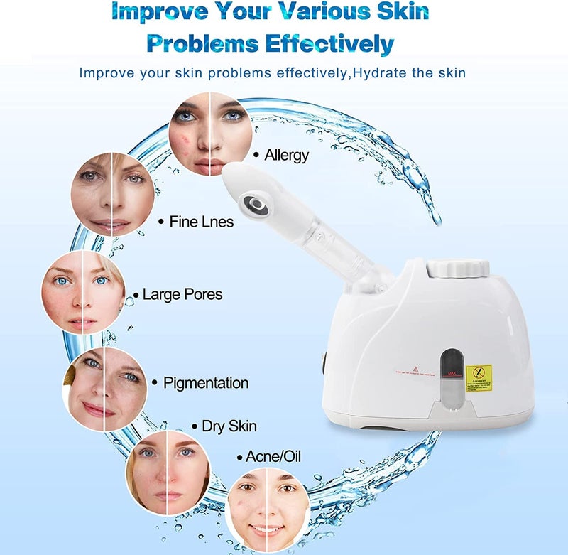 CINIDY Steamer For Cold And Cough Professional K33S Steamer For Cold and Cough Nose Facial at Home Steam breath machine for AdultsKids Best for MenWomen Beauty multi - Image 3