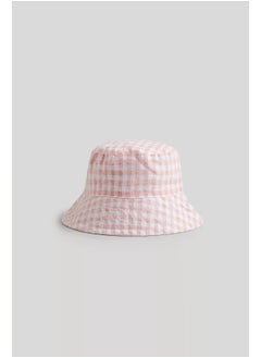 mothercare Pink Gingham UPF50+ Sun Hat  - Image 2
