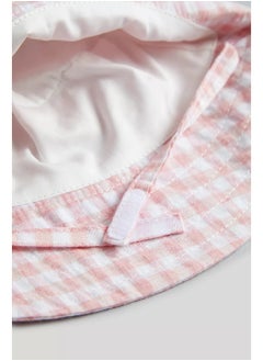 mothercare Pink Gingham UPF50+ Sun Hat  - Image 3