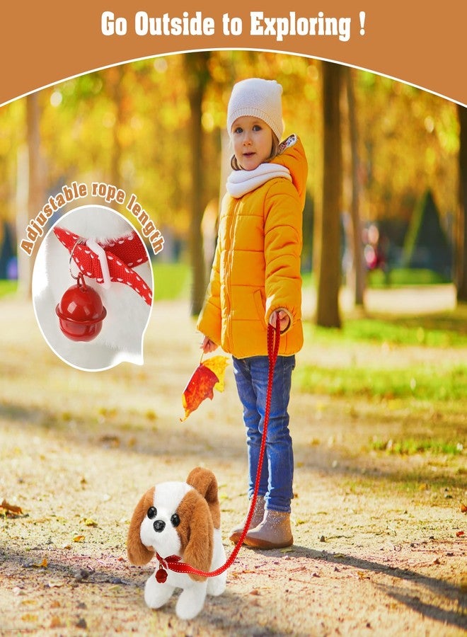 KSABVAIA Plush Saint Bernard Toy Puppy Electronic Interactive Dog - Walking, Barking, Tail Wagging, Stretching Companion Animal for Kids Toddlers - Image 4