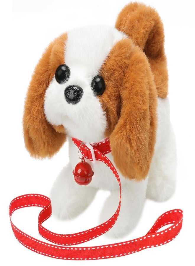 KSABVAIA Plush Saint Bernard Toy Puppy Electronic Interactive Dog - Walking, Barking, Tail Wagging, Stretching Companion Animal for Kids Toddlers - Image 1