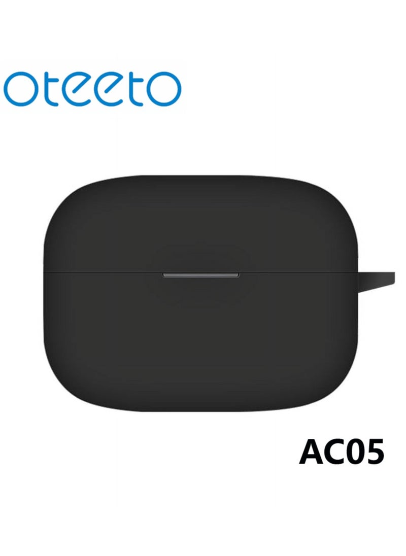 Oteeto Oteeto AC05 Full Protection Silicone Earpod Case Designed For Aipods Pro and Airpods Pro 2 Black  - Image 2