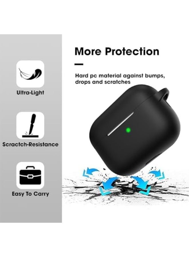 Lacoz AC05 Full Protection Silicone Earpod Case Designed For Aipods Pro and Airpods Pro 2 Black - Image 5
