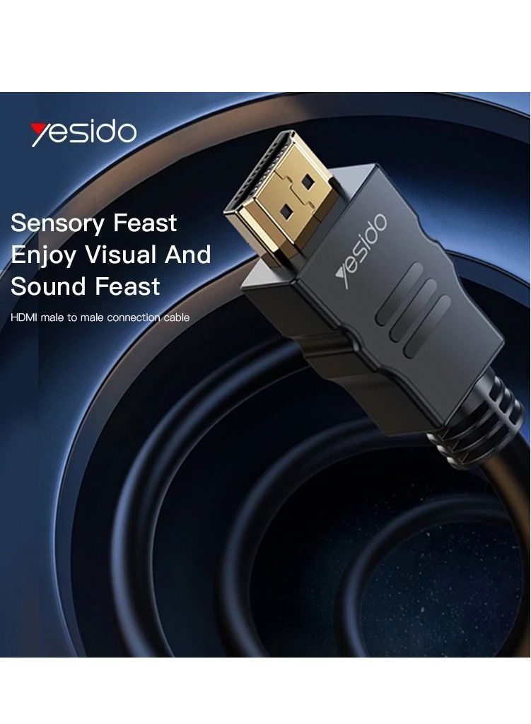 Yesido 4k 30Hz Ultra-clear HDMI Cable HD Display Video Cord For Computer TV Projector Hm09  - Image 2