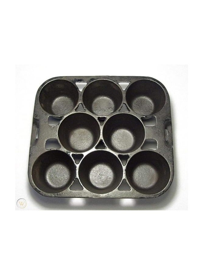 LTR LTR 35.2x26.5x3C .5M 8CUP MUFFIN PAN/CB00855, black 