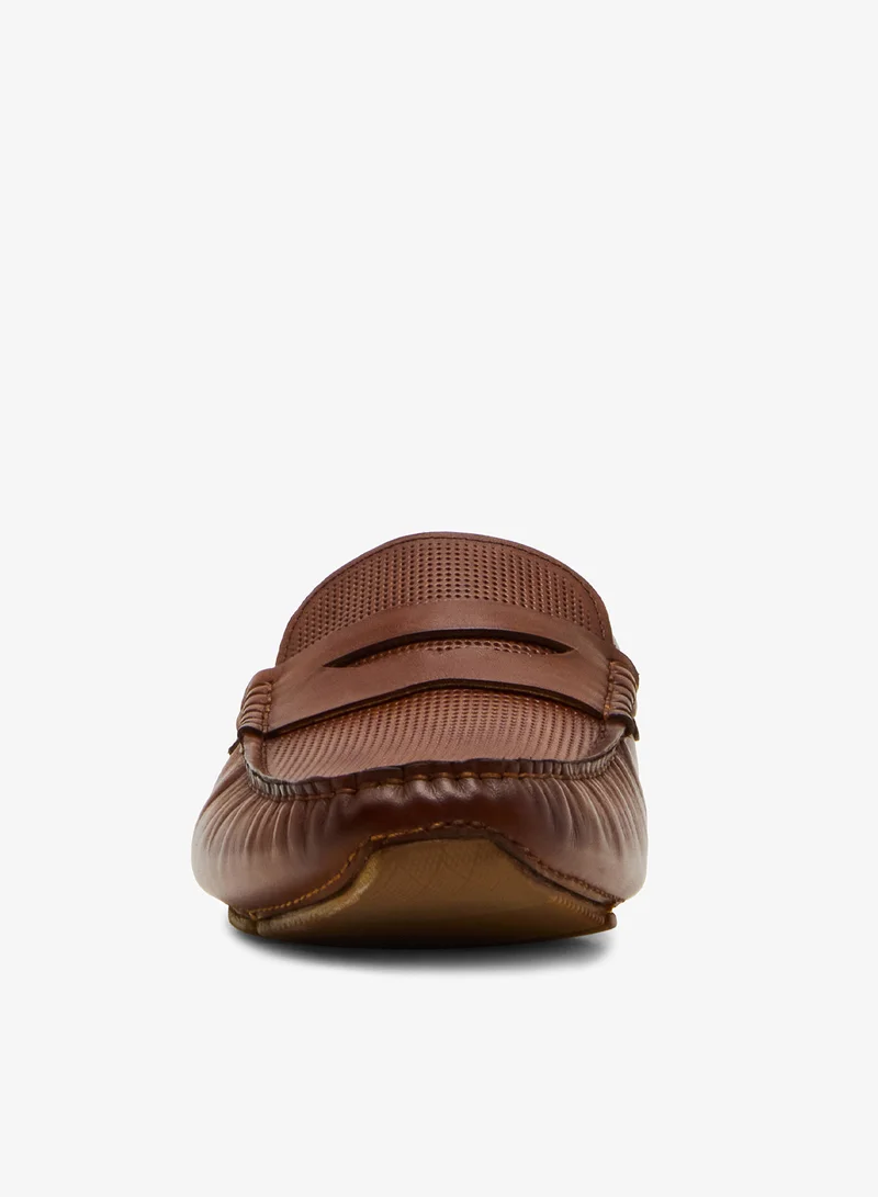 STEVE MADDEN TAN LEATHER Evaristo Formal Loafers for Men | Best Price UAE