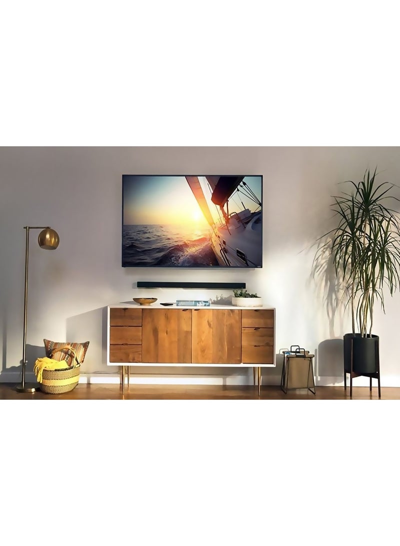 Skill Tech SH 45F Fixed TV Wall Mount Bracket for 26-70 Inch LED/LCD Screens, VESA 400x400, Slim 30mm Profile, Max Load 30kg – Economic Series, Black - Image 2