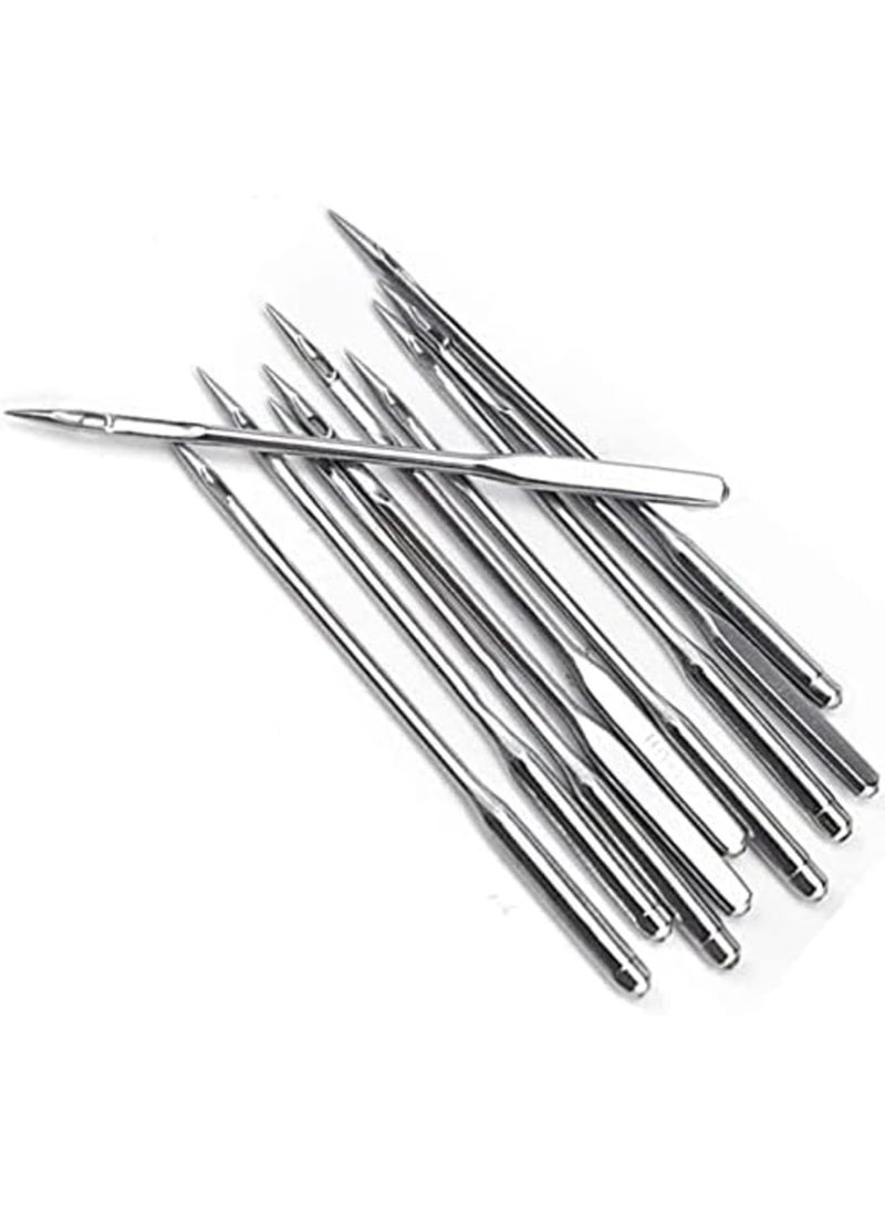Luckam 10Pcs Sewing Machine Needles Heavy Duty for Thick Fabric Universal Regular for Singer for Brother for Janome for Serger Sewing Machine (HA 80/12) - Image 1