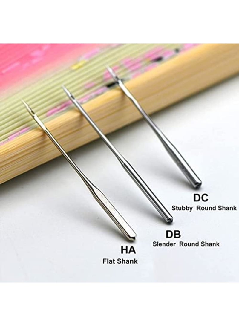 Luckam 10Pcs Sewing Machine Needles Heavy Duty for Thick Fabric Universal Regular for Singer for Brother for Janome for Serger Sewing Machine (HA 80/12) - Image 3