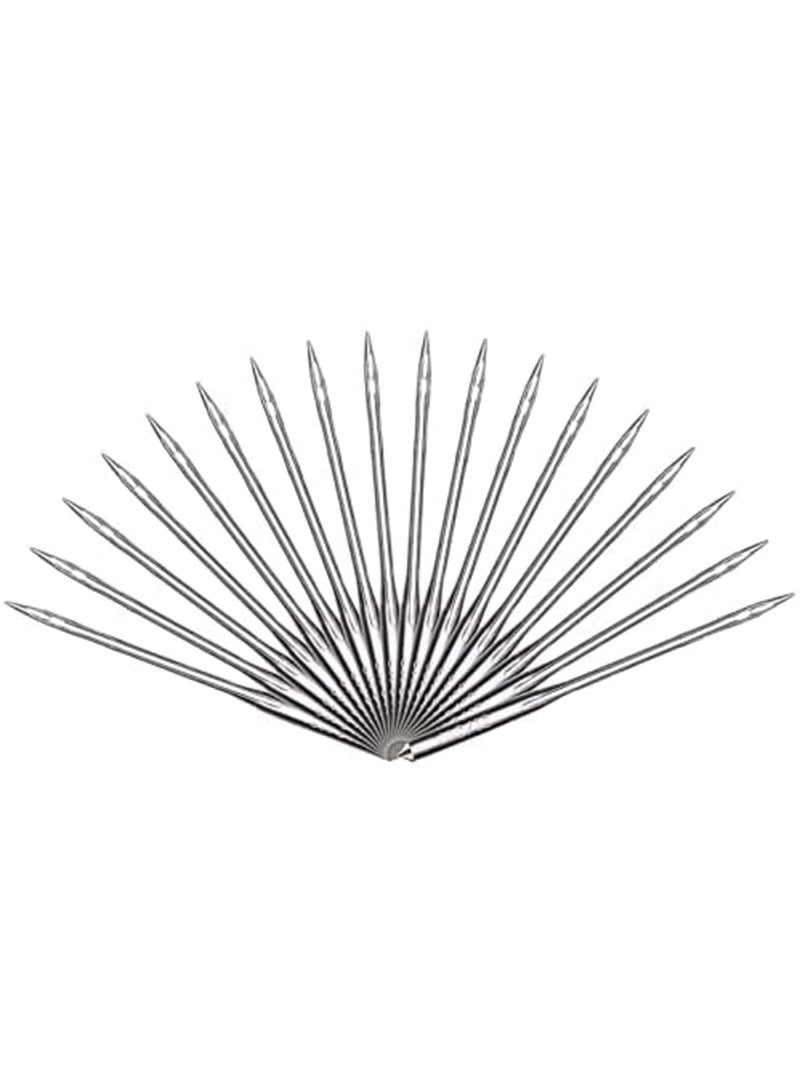 Luckam 10Pcs Sewing Machine Needles Heavy Duty for Thick Fabric Universal Regular for Singer for Brother for Janome for Serger Sewing Machine (HA 80/12) - Image 5