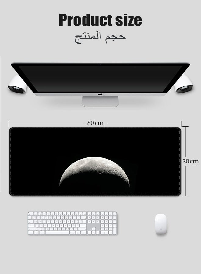 Sumkyle Extended Large Gaming Mouse Pad Non-Slip Rubber Base Desk Mat for Office and Home Use Keyboard Mouse Protection - Image 2
