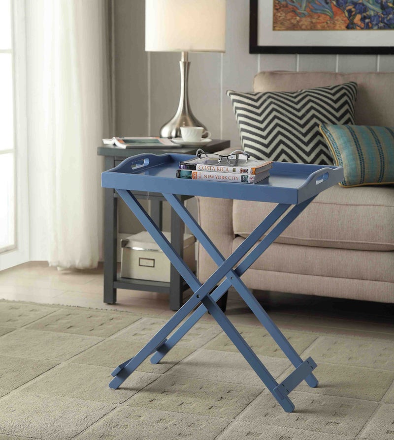 Convenience Concepts Designs2Go Tray Table, Blue - Image 3
