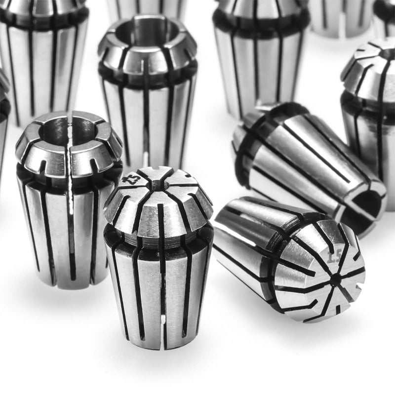 Genmitsu ER11 Spring Collet Set 1-7 mm 1/8 Inch 1/4 Inch for CNC Clamping Device Engraving Machine Milling Lathe Tool Pack of 15 - Image 2