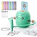 CYJBE Interactive Educational Drawing Robot for Kids Montessori Learning Toy with 150 Word Cards Voice Interaction Ages 5 Green - Image 3