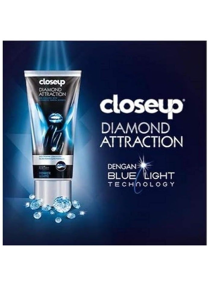 Closeup Diamond Attraction With Blue Light Technology Gel Toothpaste - 100 g - Image 3