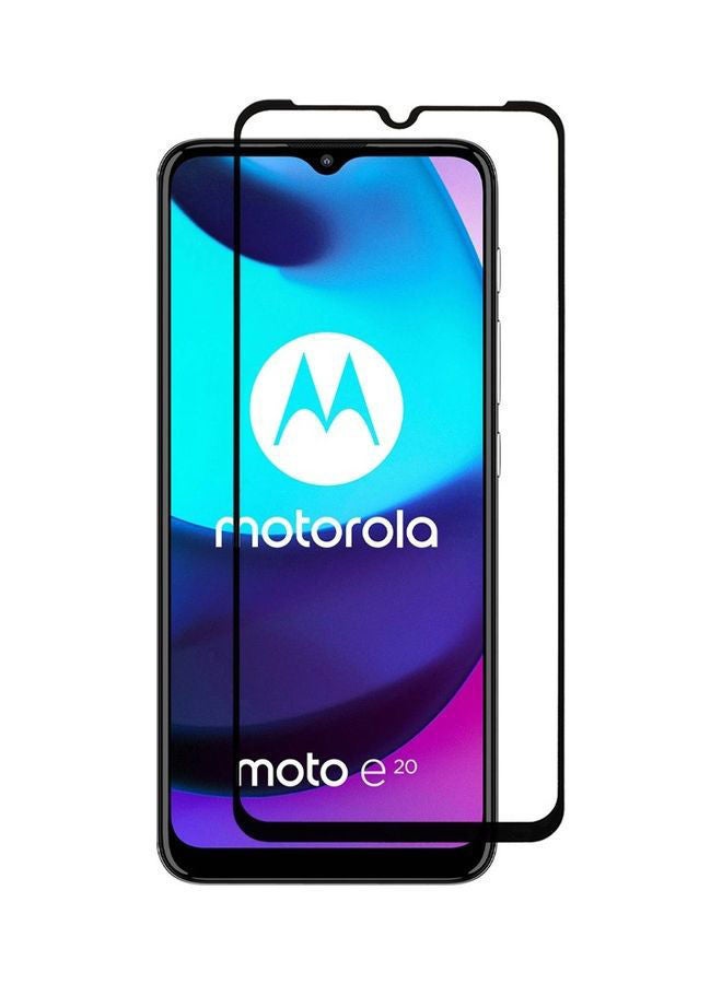 NIBEMINENT Screen Protector Tempered Glass For Motorola Moto E20 6.5 inch Clear - Image 4
