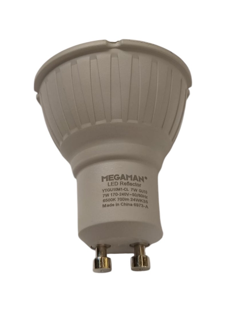 ميجامان Megaman LED GU10 Bulb YTGU10M1-CL 7W - White (6500K) - Image 2