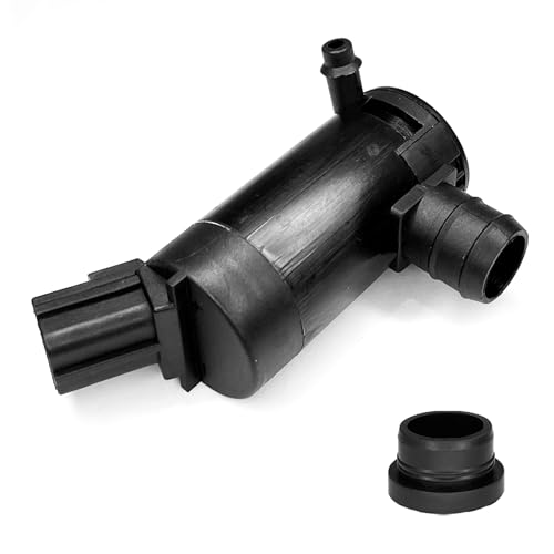 QKYS Windshield Washer Pump with Rubber Grommet Replacement Windshield Washer Pumps OEM89017059173686 F7C617664AB WG315 8C3417664AA Fit for Ford EscapeMazda B2300 Mercury Monterey - Image 1