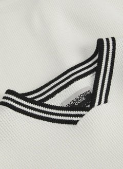 JACK & JONES JCOHORIZON KNIT SS V-NECK  - Image 3