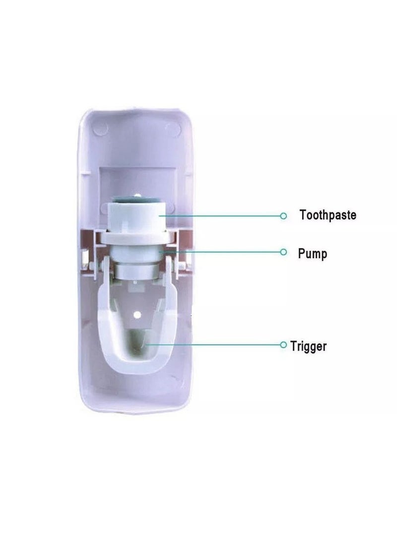 Generic - Toothpaste Dispenser & Holder – Holds Up to 5 Brushes, Economical and Easy to Use - Image 1