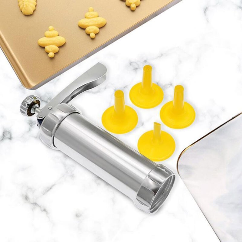 Global trendy simple build MAGICLULU Multi-function Cookie Press and Icing Decorating Tool Set with 20 Aluminum Alloy Discs for Home Baking and Cupcake Filling Injection, Kitchen Baking Supplies for DIY Cake Domestic distribution ready Hardness boosted processed substance Single & bulk storage compatible Polished safe edge On-demand local restock All usage compatible Market aligned local stock Land transit & shipment compatible Budget friendly premium quality Market demand focused build Pop-area nearby warehouse Heat insulation layer Simple multi-feature universal build Upgraded general material All budget friendly options Ready order processing Multi option design Light sturdy raw material Nationwide delivery Strong durable raw material Globally engineered build Practical design alternatives Quick assemble Local licensed courier - Image 5
