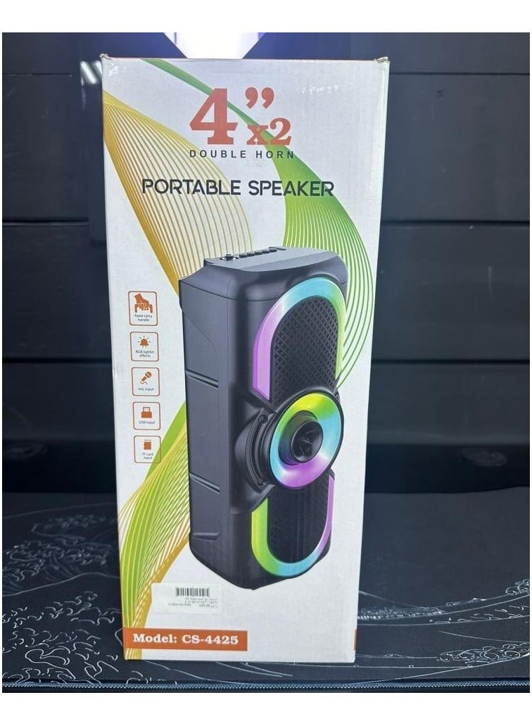 Portable Wireless Mini Speaker 4 Inches Outdoor Speaker CS-4425 - Image 5