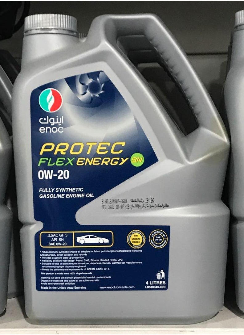 ENOC ENOC PROTEC FLEX ENERGY 0W20 4L  - Image 2
