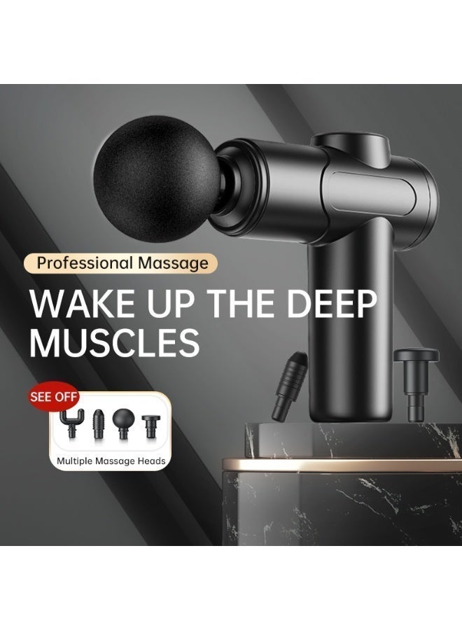 jocelee Portable Electric Muscle Massage Gun 6 Speeds Percussion Massager Device Deep Tissue Massager for Sport Soreness Muscle Massager for Home Office Gym - Image 1