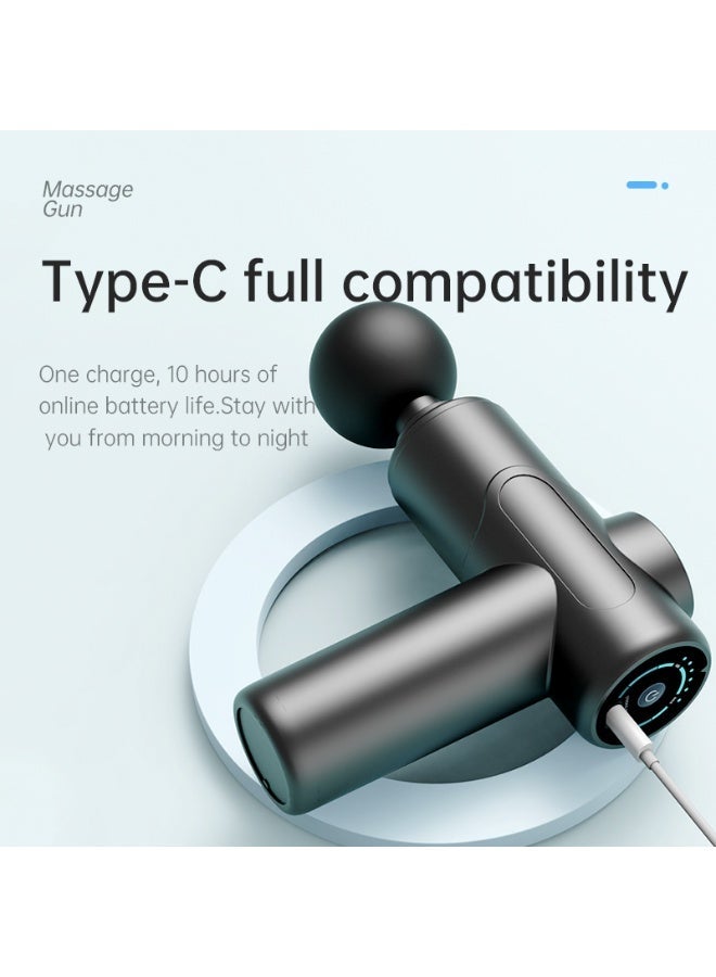 jocelee Portable Electric Muscle Massage Gun 6 Speeds Percussion Massager Device Deep Tissue Massager for Sport Soreness Muscle Massager for Home Office Gym - Image 2
