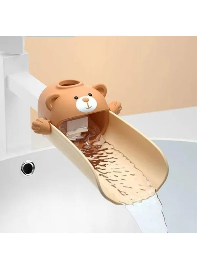 مُمدَد صنبور حوض السيليكون الأخضر المقاوم للحرارة والمنعش للرش وسهل التثبيت - Image 3