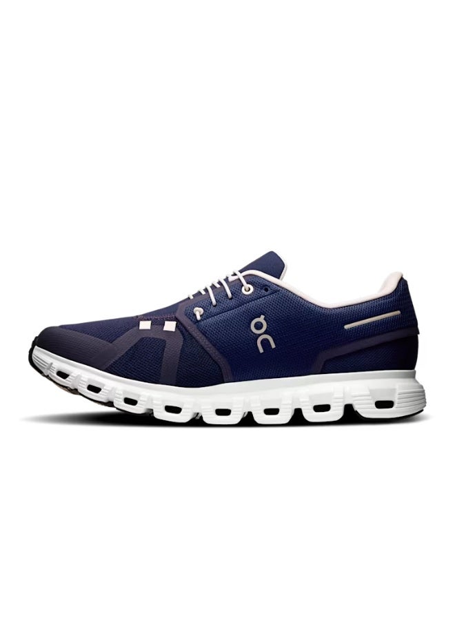 On Cloud 6 Running Shoes Midnight  White For Men - Image 3