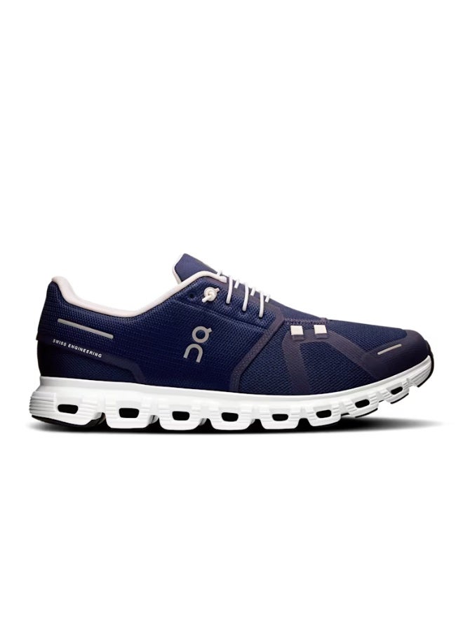 On Cloud 6 Running Shoes Midnight  White For Men - Image 2